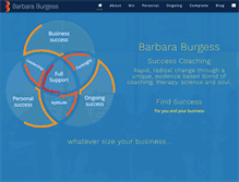 Tablet Screenshot of barbaraburgess.com